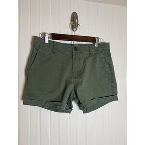 Gap Women’s Chino Shorts Size 6 Khaki Green